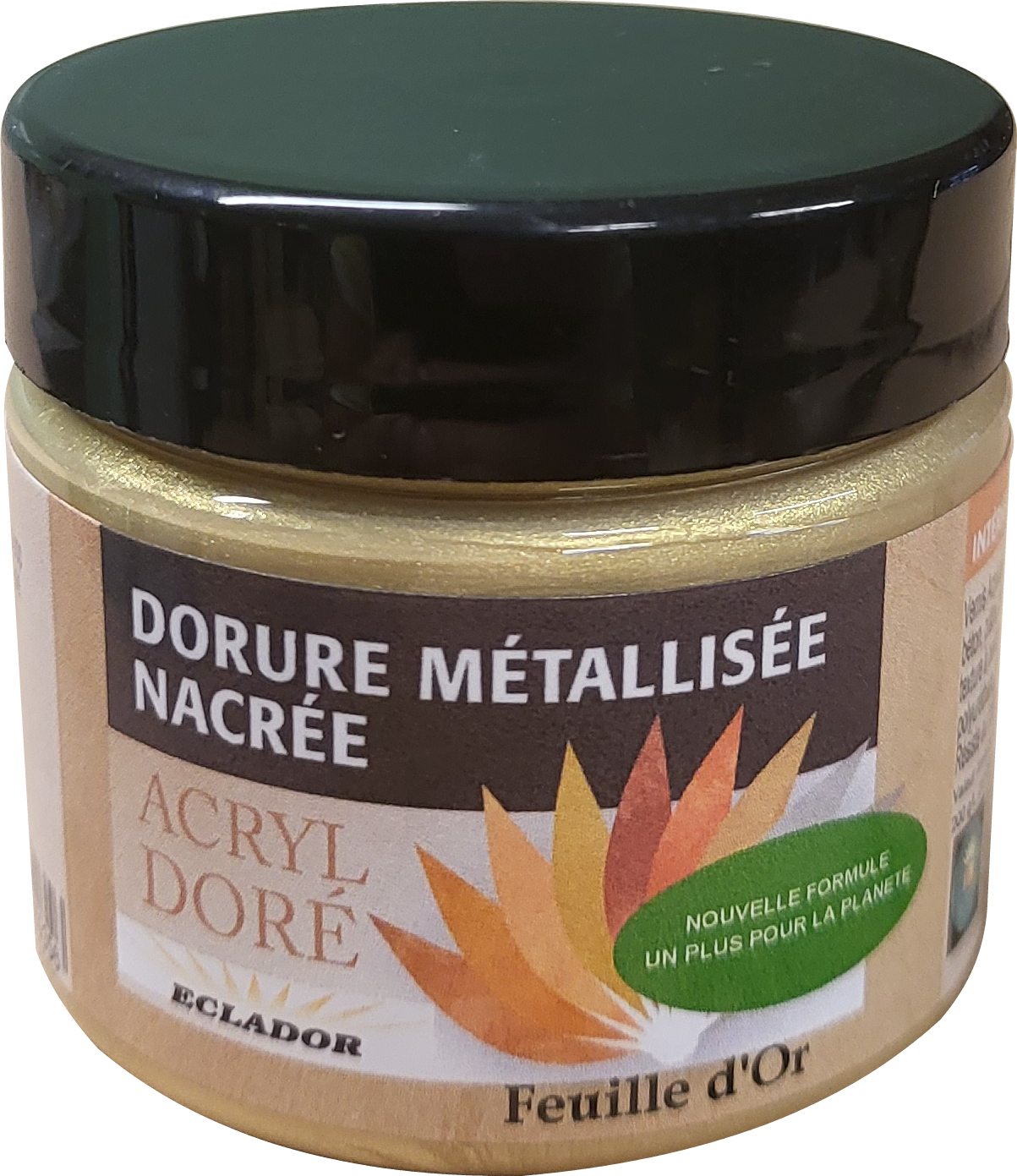 Dorure métalisée nacréé acryl dorée Argent