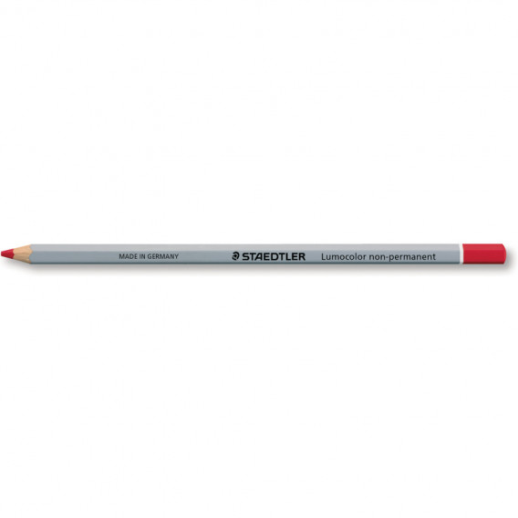 Crayon bois octogonaux non permanent rouge