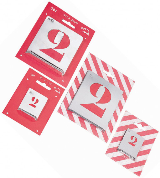 Chiffre forme “CAPITAL” alu 80 mm
