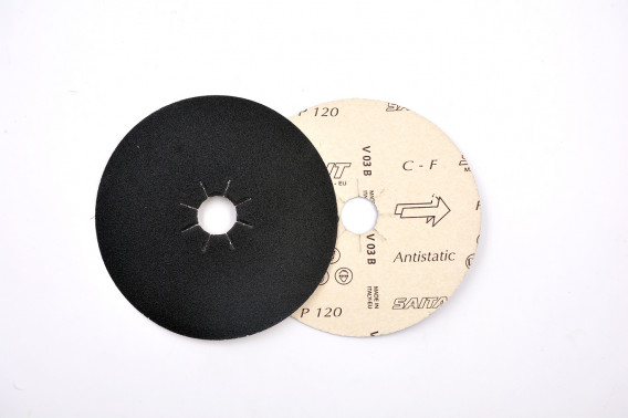 Disque papier abrasif Ø140 gr.320 étoilé